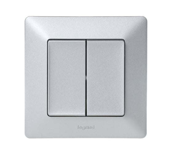Радиовыключатель HiTE PRO LE-L2 Алюминиевый, без рамки HP-LE-L2-alum 1