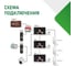 Комплект видеодомофона Novihome для частного дома, дачи SIMPLE 7 KIT PLUS: монитор, вызывная панель со встроенным БУЗ, электромеханический замок 4379 6
