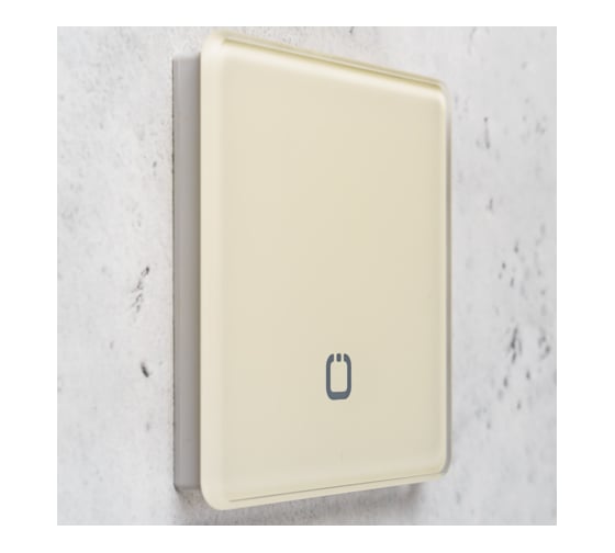 Радиовыключатель HiTE PRO SN-R1 Светло-бежевый, закругленные углы HP-SN-R1-light-beige