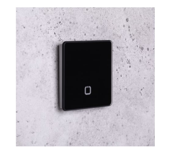 Радиовыключатель HiTE PRO SN-R1 черный, закругленные углы HP-SN-R1-black