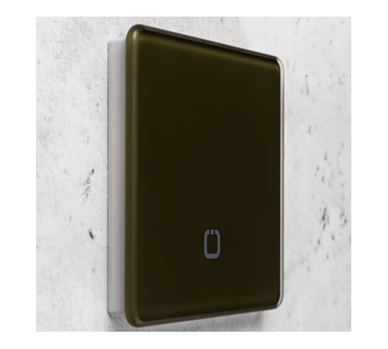 Радиовыключатель HiTE PRO SN-R1 Темно-коричневый, закругленные углы HP-SN-R1-dark-brown