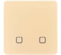 Радиовыключатель HiTE PRO SN-R2 бежевый, закругленные углы HP-SN-R2-beige