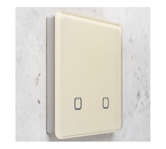 Радиовыключатель HiTE PRO SN-R2 Светло-бежевый, закругленные углы HP-SN-R2-light-beige