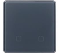 Радиовыключатель HiTE PRO SN-R2 Серо-голубой, закругленные углы HP-SN-R2-gray-blue