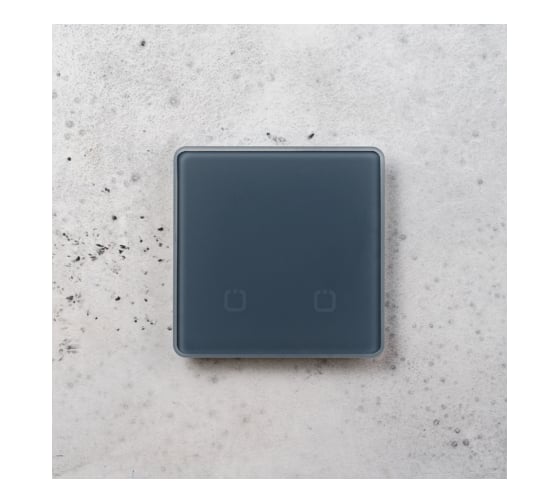 Радиовыключатель HiTE PRO SN-R2 Серо-голубой, закругленные углы HP-SN-R2-gray-blue