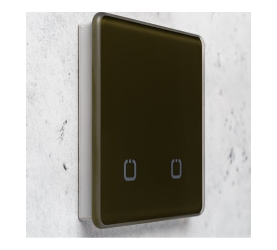 Радиовыключатель HiTE PRO SN-R2 Темно-коричневый, закругленные углы HP-SN-R2-dark-brown