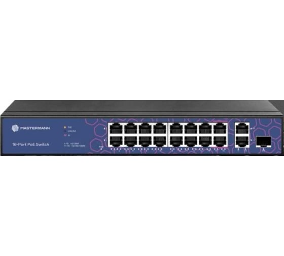 Неуправляемый POE коммутатор MASTERMANN MMP-18FE-1SFP-P 00-01020812