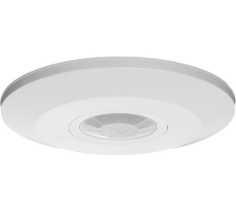 Потолочный/накладной датчик движения duwi DDP-04 ULTRA SLIM, 360°, 10-900с, 6м, 2000Вт, IP20, белый, 25815 5