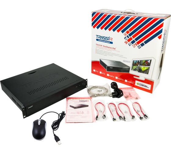 Видеорегистратор TRASSIR DuoStation AnyIP 16-16P 1