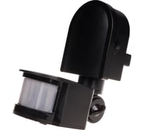 Датчик движения Евроавтоматика F&F DR-05B инфракрасный, черный, максимальная дальность 12 м, 45°x180°, монтаж на плоскость, IP44 EA01.007.004