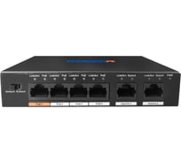 Ethernet PoE Коммутатор TRASSIR TR-NS1006-60-4POE v2