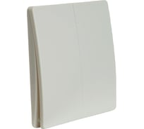 Кинетический выключатель дистанционного управления FERON двухклавишный 7мВт, IP65, SMART TM92, белый, 51021