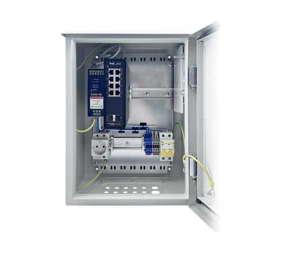 PoE Коммутатор ComOnyx уличный гигабитный, 8PoE + 2SFP, CO-SBOXP509, 250-011