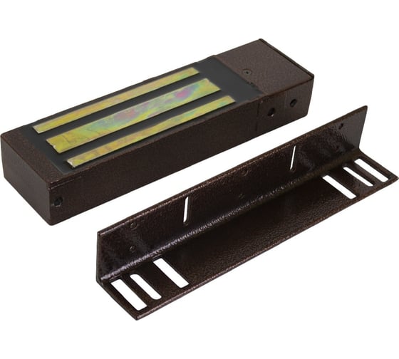 Электромагнитный замок без электроники ACCORDTEC 500 кг, 12V DC, 0.55 A, 270x75x45 ML-194K (б/э) AT-02318