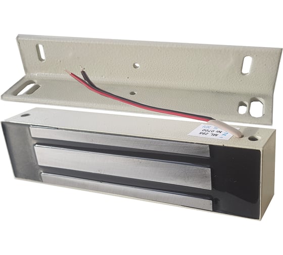 Электромагнитный замок ACCORDTEC 12V DC, не более 0,47 A, усилие 300 кг, 222x52x34 ML-295K новый AT-02295