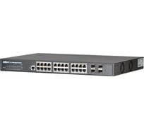 Управляемый 24 портовый РоЕ коммутатор Dahua DH-PFS5424-24T 24618