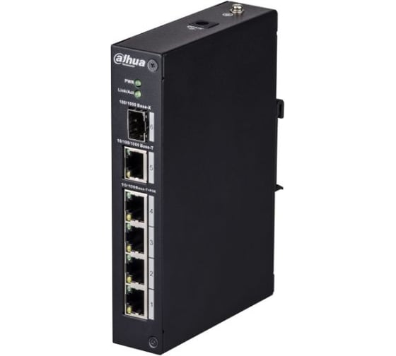 Неуправляемый 4 портовый коммутатор Dahua DH-PFS3106-4T АН5015933 1