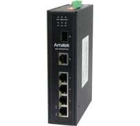 Коммутатор промышленный 6-портовый гигабитный Amatek до 180Вт AN-SXG6P4D 7000917