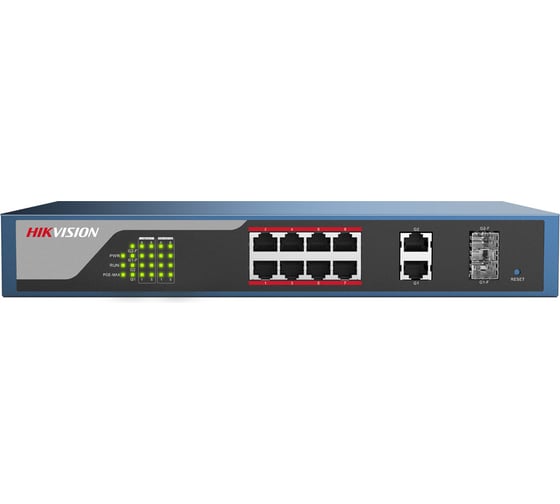 Коммутатор Hikvision Ethernet, PoE DS-3E1310P-E УТ-00005694