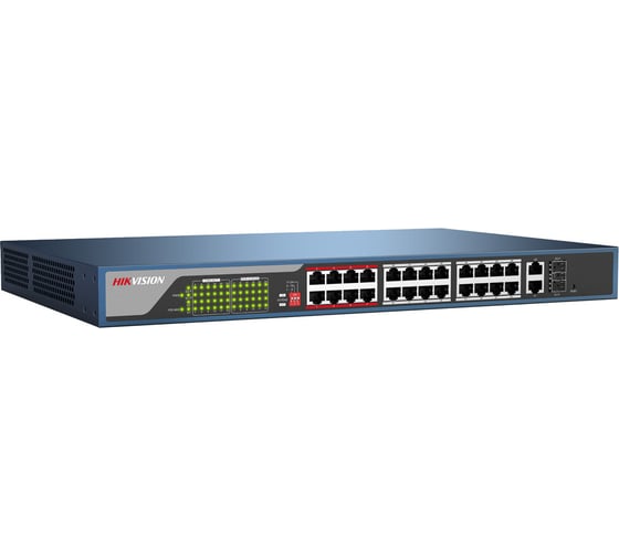 Ethernet PoE коммутатор Hikvision DS-3E1326P-E 05309