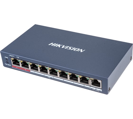 Ethernet PoE коммутатор Hikvision DS-3E0109P-E (C) АН5019855