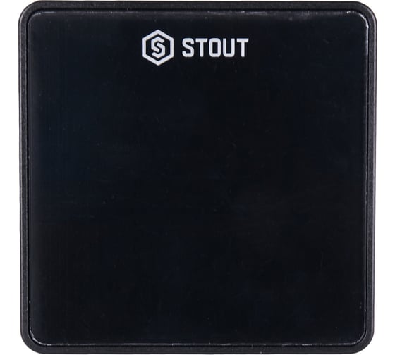 Беспроводной комнатный датчик STOUT C-8r, черный STE-0101-008011 RG008V0JGRTJSK
