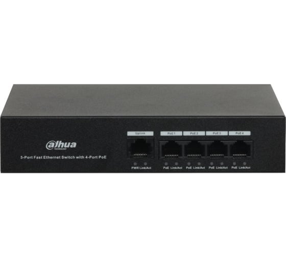 Неуправляемый коммутатор EZ-IP EZ-354ET-36 4-х портовый РоЕ АН5023414 1