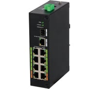 10-портовый коммутатор с 8-еРоЕ портами Dahua неуправляемый DH-LR2110-8ET-120 21238
