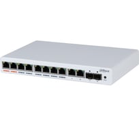 12-портовый гигабитный коммутатор Dahua с 8-РОЕ портами, управляемый DH-PFS4212-8GT-96 23321