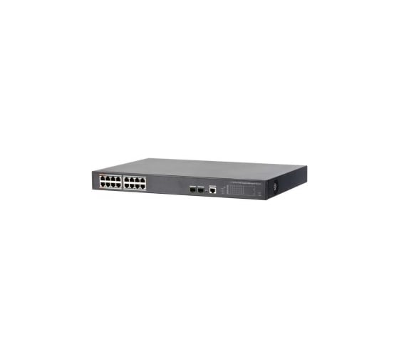 Управляемый 18-портовый гигабитный коммутатор с 16-РОЕ портами Dahua DH-PFS4218-16GT-240 АН5024614