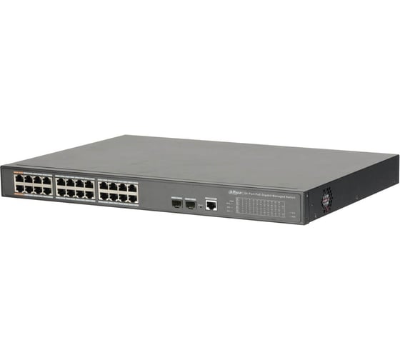 20-портовый гигабитный коммутатор DAHUA с 16-РОЕ портами, управляемый DH-PFS3220-16GT-190 АН5031897