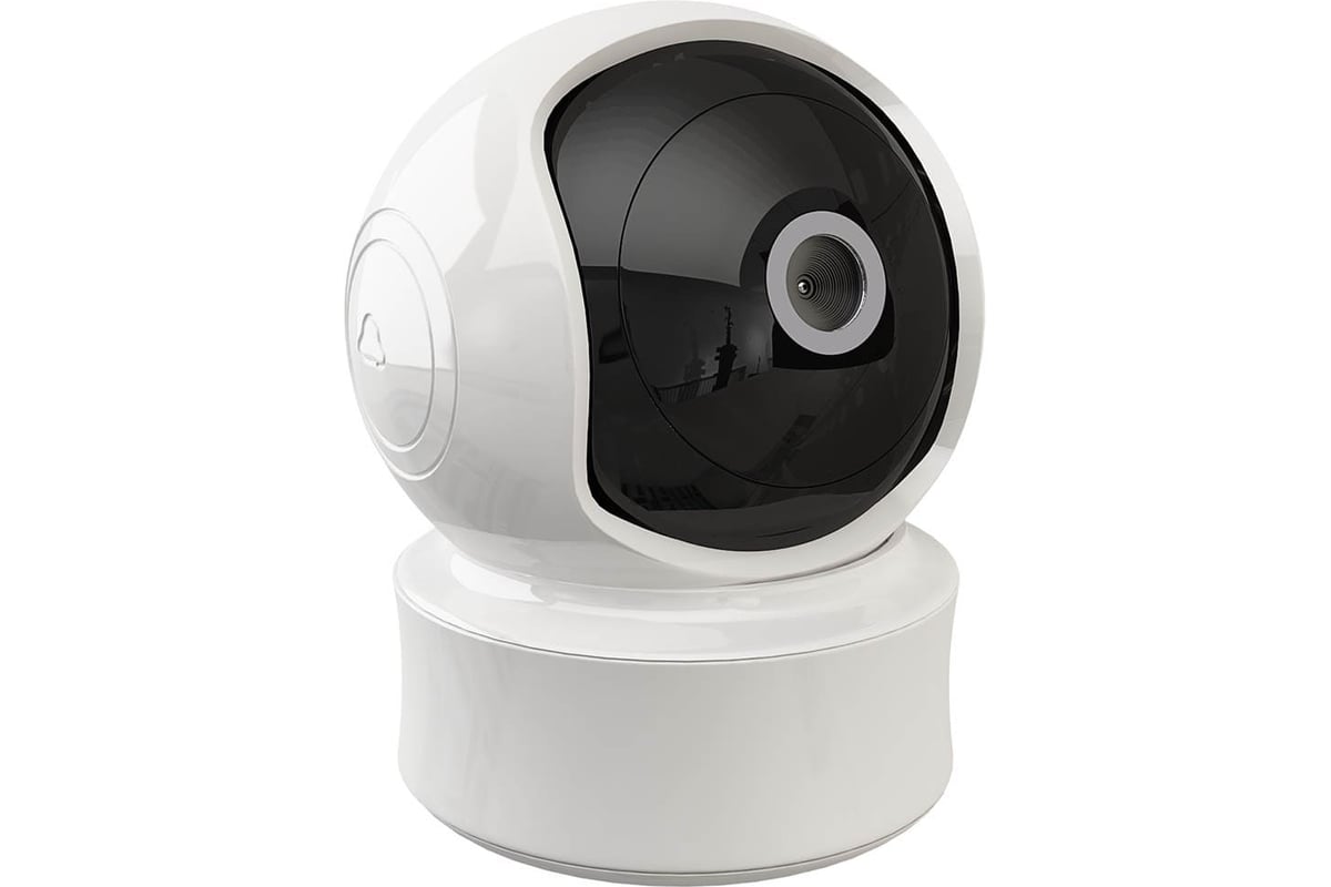 Умная IP-камера HIPER IoT Cam M2, AVCHD 720p, 360 градусов, 1/2.7, белая  HI-CM02 - выгодная цена, отзывы, характеристики, фото - купить в Москве и РФ