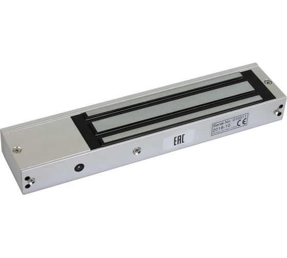 Электромагнитный замок ACCORDTEC ML-350AL 350 кг, 12V DC, 0.5A, 285x49x27.5, офисный дизайн, планка АС5003993 AT-02371