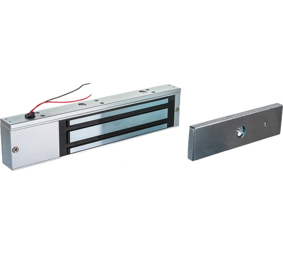 Электромагнитный замок ACCORDTEC ML-350AL 350 кг, 12V DC, 0.5A, 285x49x27.5, офисный дизайн, планка АС5003993 AT-02371