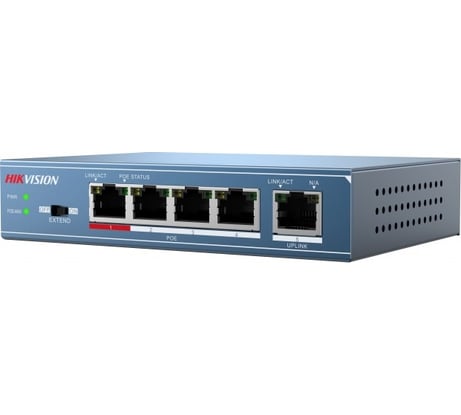 Коммутатор Hikvision Ethernet, PoE DS-3E0105P-E B 20939