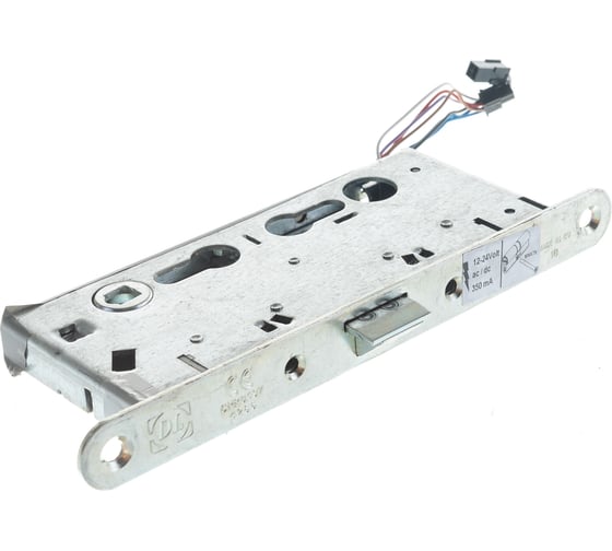 Корпус огнестойкого соленоидного замка DOORLOCK DL 1901EM/65mm/NC/R правый, антипаник, нормально закрытый, 12V-24V AC/DC, PZ72, ZN front 24x235 75409
