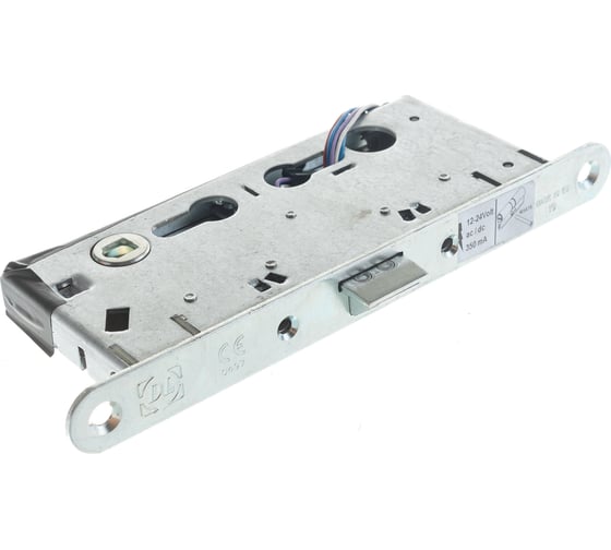 Корпус огнестойкого соленоидного замка DOORLOCK DL 1901EM/65mm/NO/R правый, антипаник, нормально открытый, 12V-24V AC/DC, PZ72, ZN front 24x235 75419