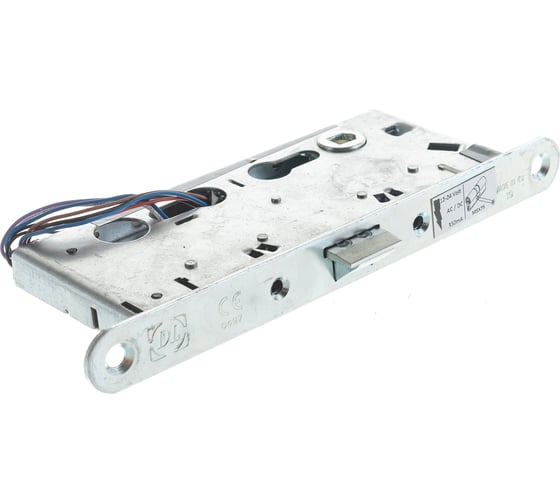 Корпус огнестойкого соленоидного замка DOORLOCK DL 1901EM/65mm/NO/L левый, антипаник, нормально открытый, 12V-24V AC/DC, PZ72, ZN front 24x235 75418