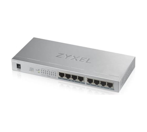 Коммутатор Zyxel PoE+ GS1008HP, 8xGE PoE+ GS1008HP-EU0101F
