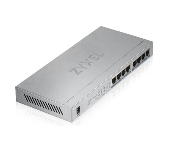 Коммутатор Zyxel PoE+ GS1008HP, 8xGE PoE+ GS1008HP-EU0101F