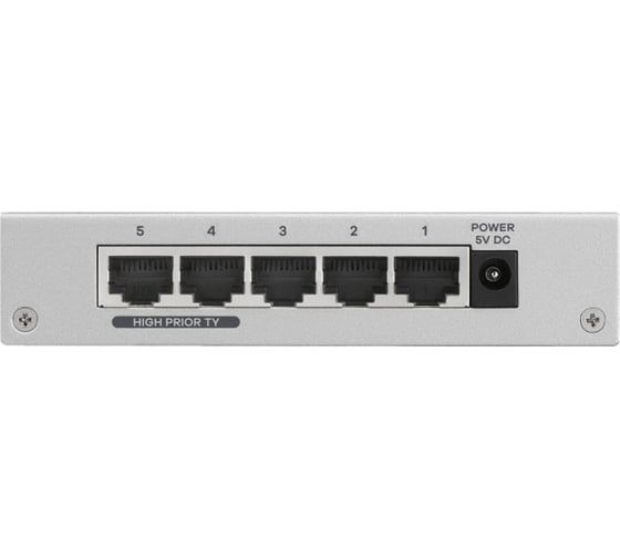 Коммутатор Zyxel ES-105A v3, 5 портов 100 Мбит/с ES-105AV3-EU0101F