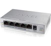 Коммутатор Zyxel PoE+ GS1005HP, 5xGE 4xPoE+ GS1005HP-EU0101F