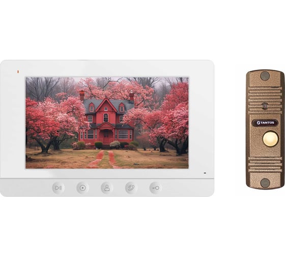 Комплект Tantos Like монитора Like и вызывная панель Corban HD 00-00327415