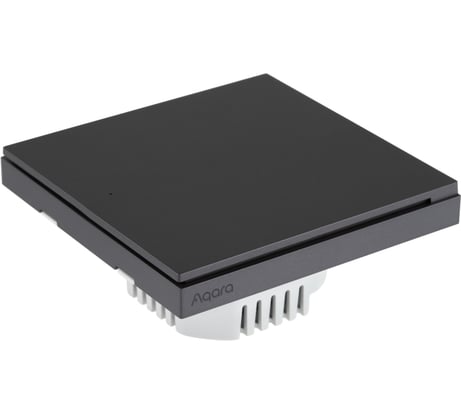 Графитовый умный одноклавишный выключатель AQARA без нейтрали WS-EUK01_graphite