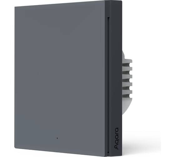Умный одноклавишный выключатель AQARA без нейтрали Smart Wall WS-EUK01 (Grey) 00-01022710