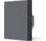 Умный одноклавишный выключатель без нейтрали Smart Wall WS-EUK01 (graphite) AQARA WS-EUK01_graphite 1