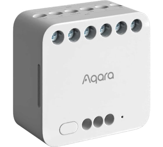 Универсальный двухканальный реле-модуль с сухим контактом AQARA T2 DCM-K01 00-01021769