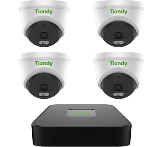 комплект на 4 камеры Tiandy АК 2Мпх Бюджет 00-01023090 1