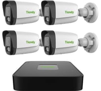 Комплект на 4 камеры Tiandy Lite 4Мпх Vip Дача 00-01023086