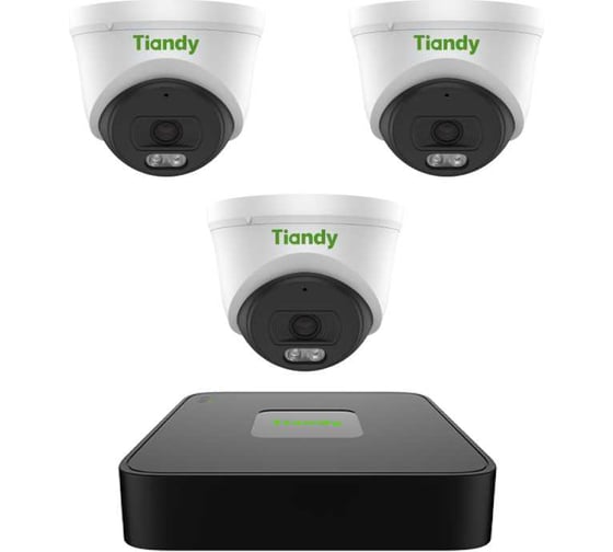 комплект на 3 камеры Tiandy АК 2Мпх Дача 00-01023091 1